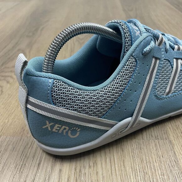 Xero Prio Shoes Womens Size 10 Blue Gray Barefoot Minimalist Running Gym Lace Up - Picture 7 of 9
